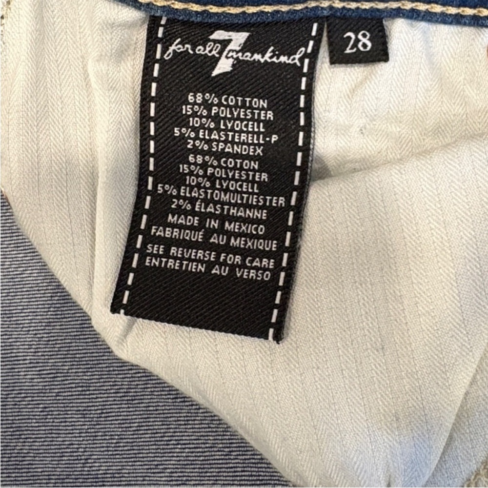 EUC 7 For All Mankind The Ankle
Skinny Jeans Size 28 - Picture 5 of 7